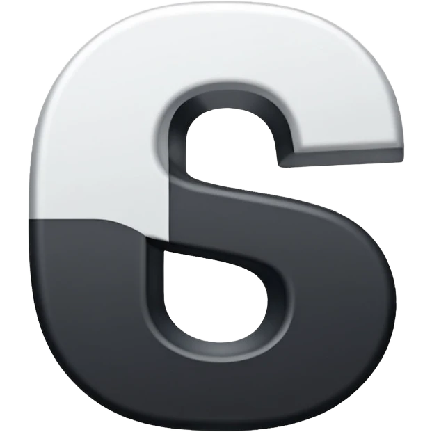 white "S" logo emoji