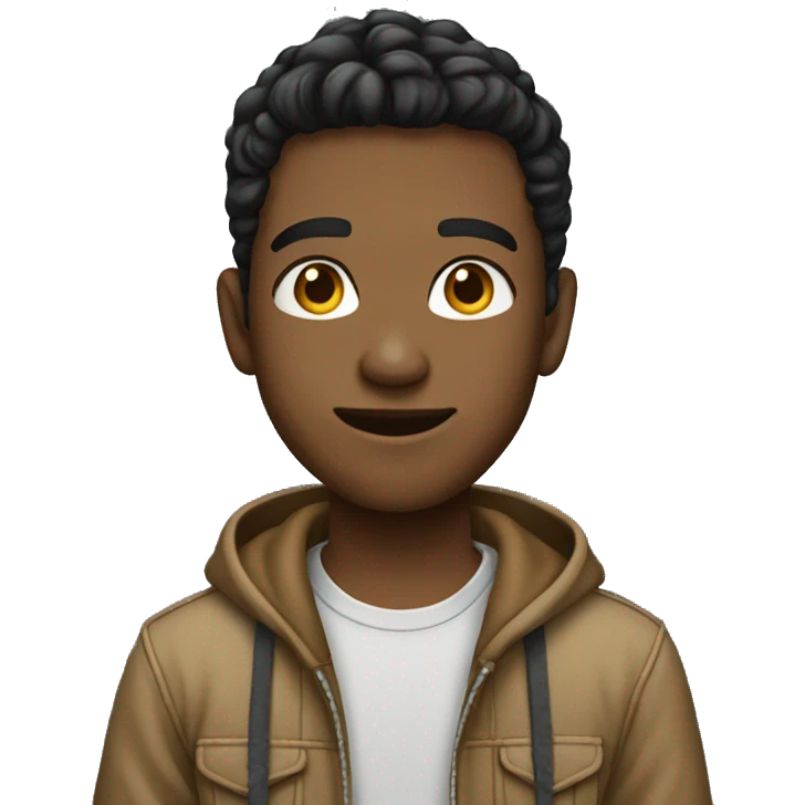 Male Teenager street clothes emoji