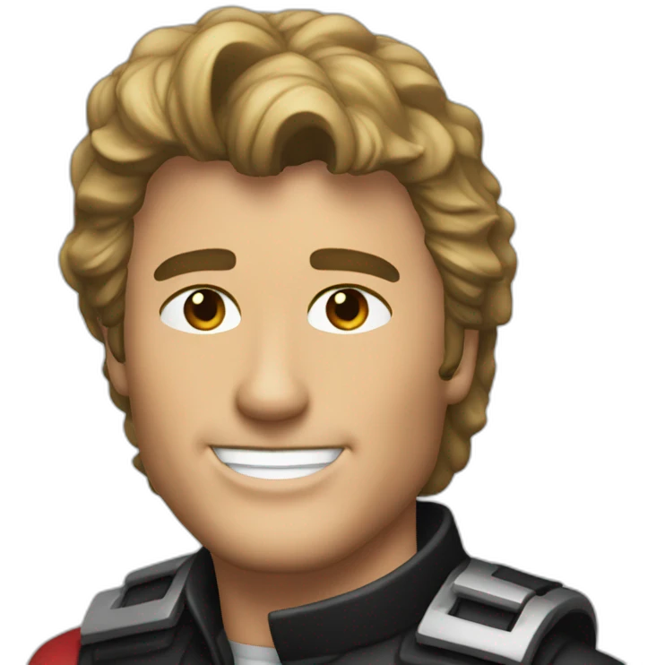 Michael Knight smiling emoji