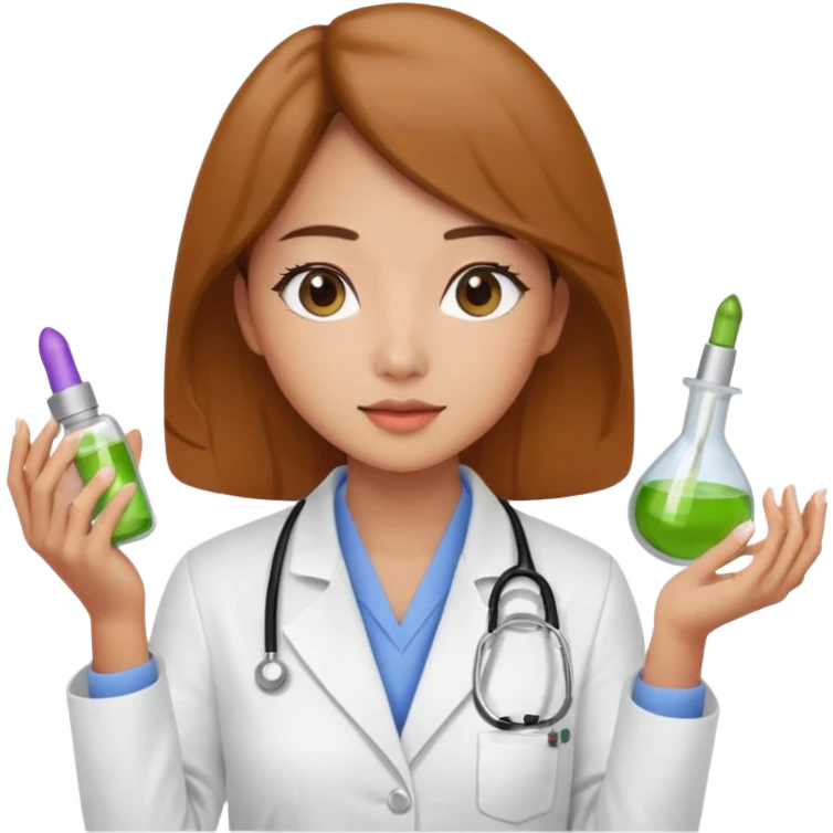 a korean marketing expert women in cosmetics industry, working in Oliveyoung emoji