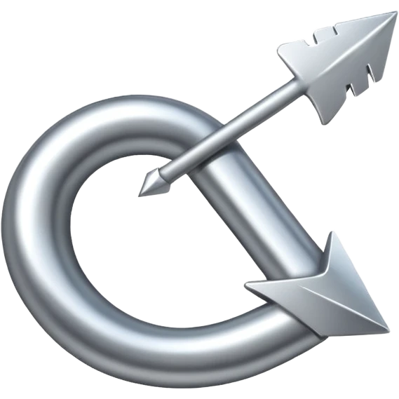 curved arrow emoji
