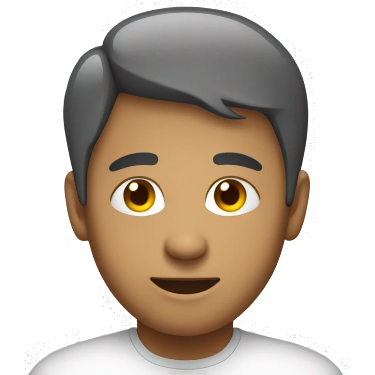 a person on white backdrop emoji