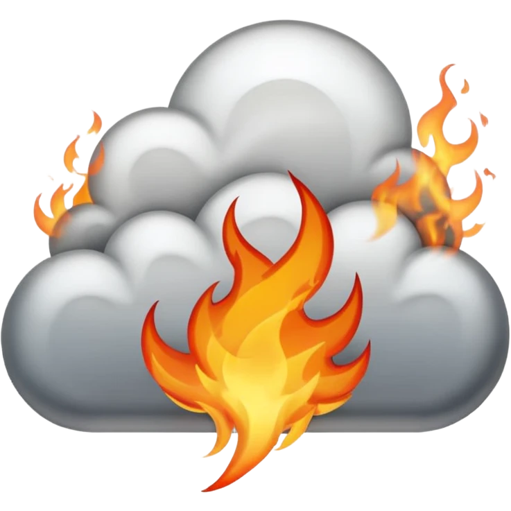 White Email with fire emoji