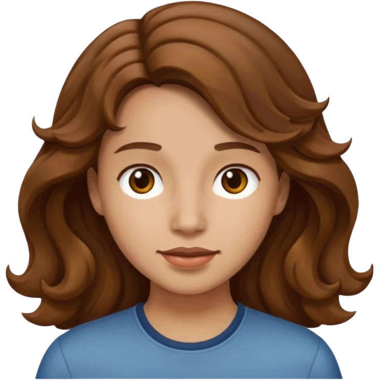 Mais londo e um cabelo ondulado  emoji