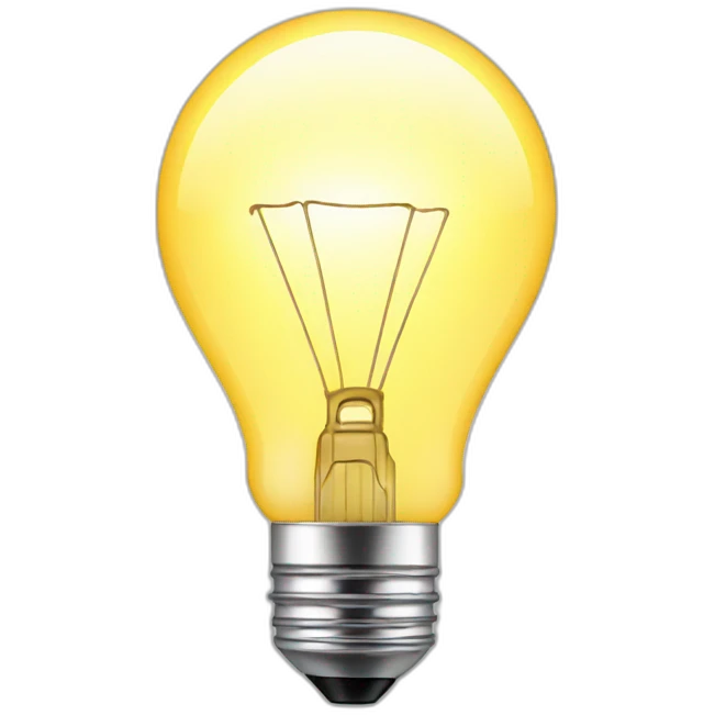 light bulb idea emoji