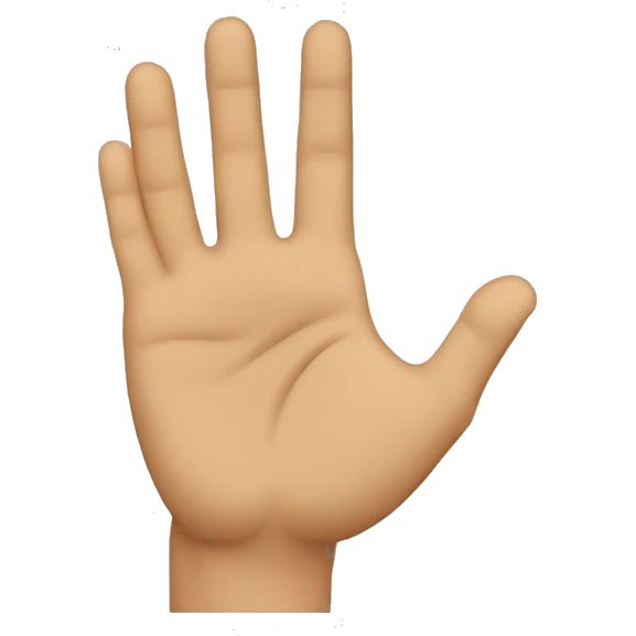 Gojo domain expansion hand sign emoji