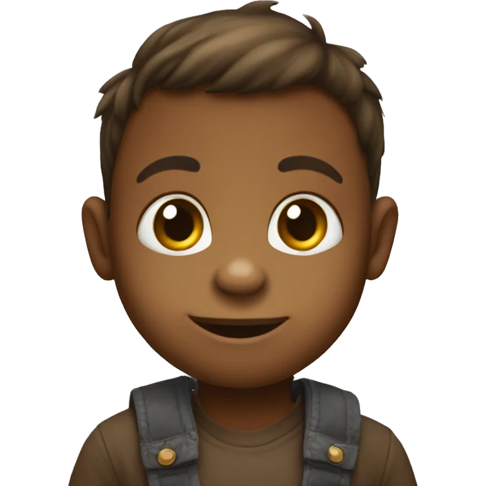 Bebe qui rit comme un singe emoji