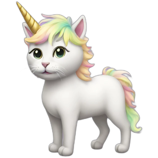 Cat unicorn emoji