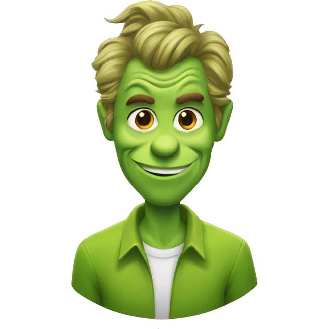 grinch customer service representative  emoji