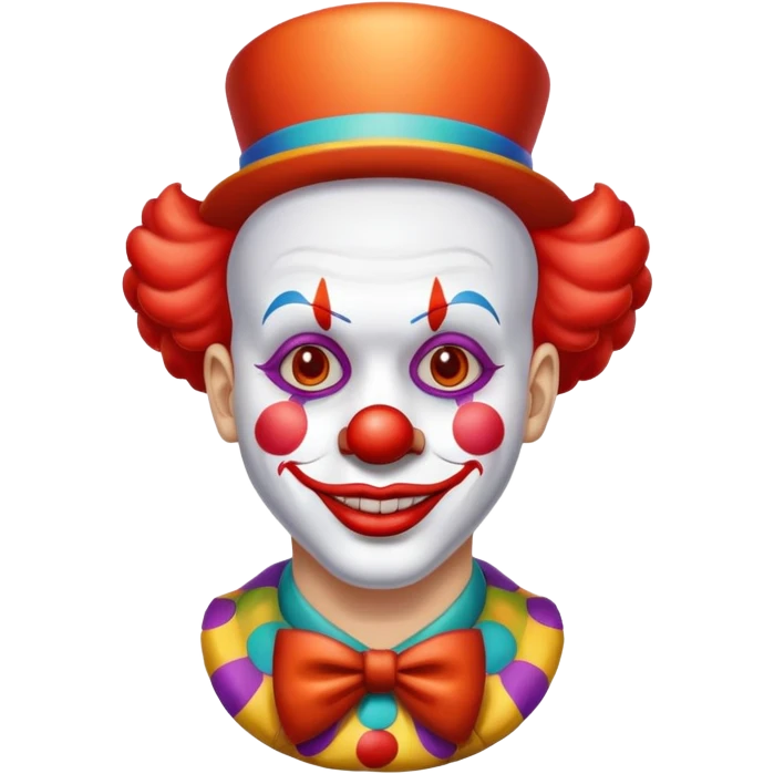 El payaso con la suela roja  emoji