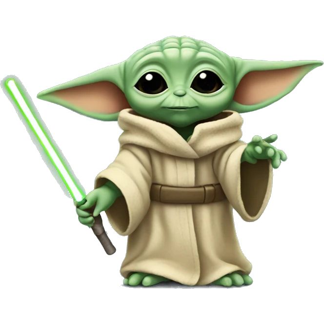 baby yoda holding a wand emoji
