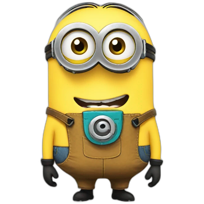 Minion in circle for shop emoji