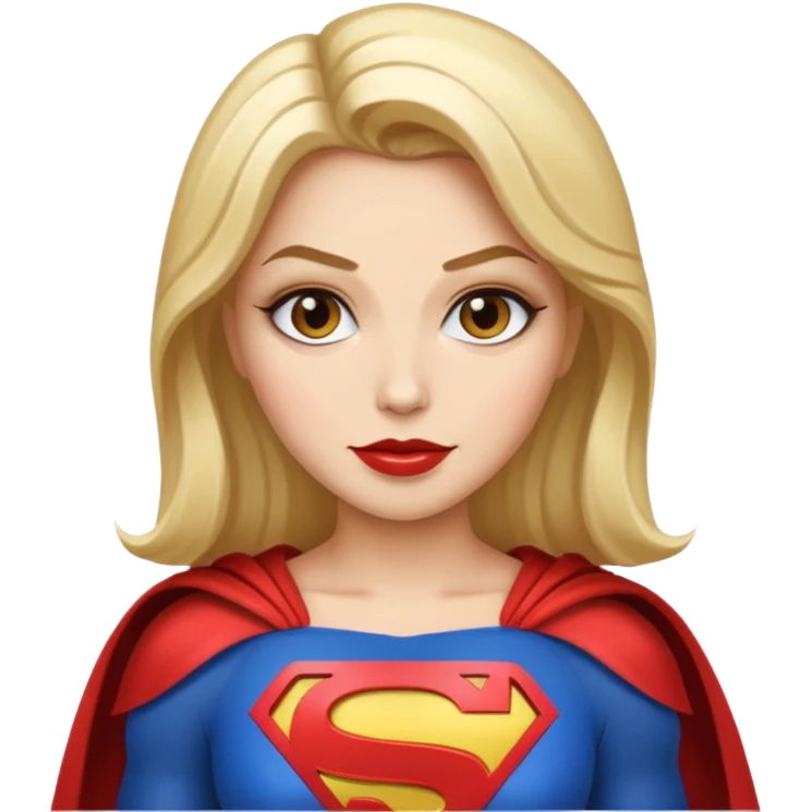 Glamour Superwoman (iphone emoji styled) emoji