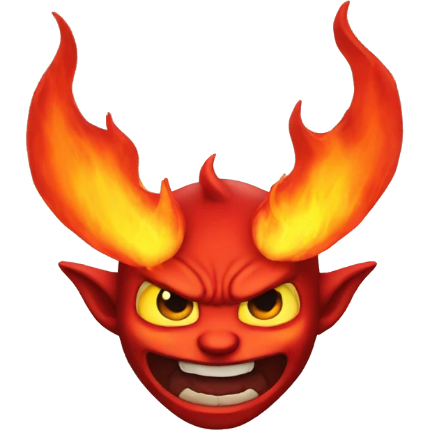 fire devil emoji