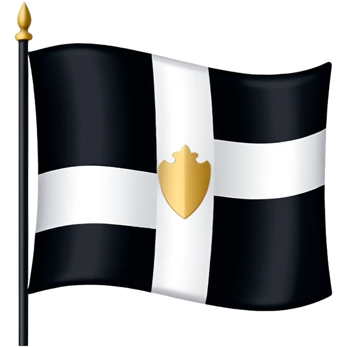 Le drapeau de la Bretagne en france emoji