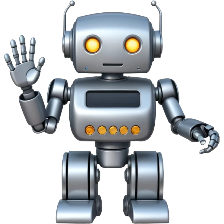 pricetag on robot emoji
