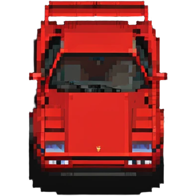 red Ferrari Testarossa emoji