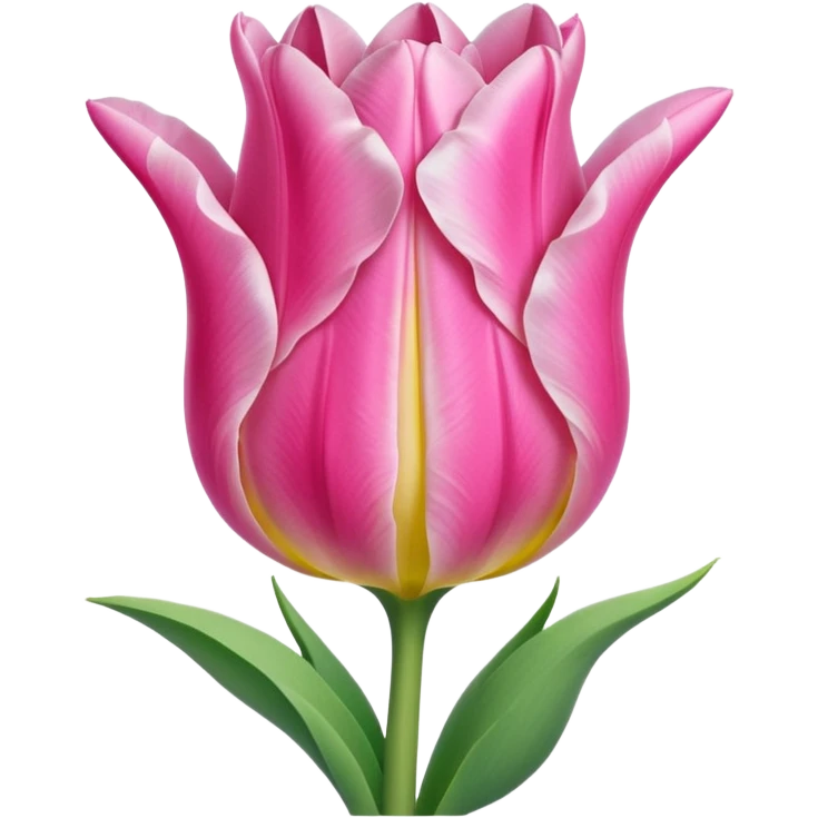 Aesthetic and adorable tulip emoji