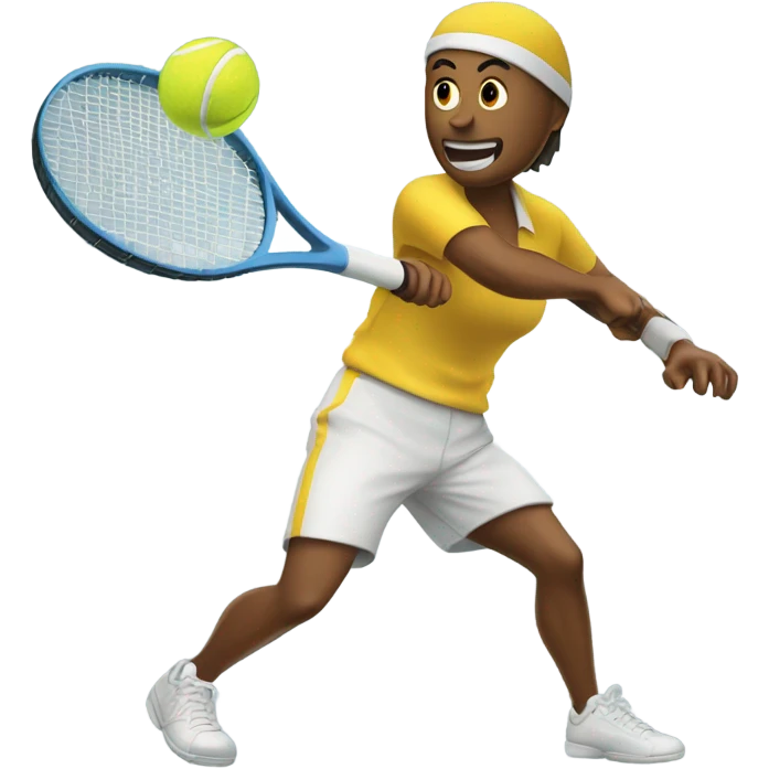 Playing tenis emoji