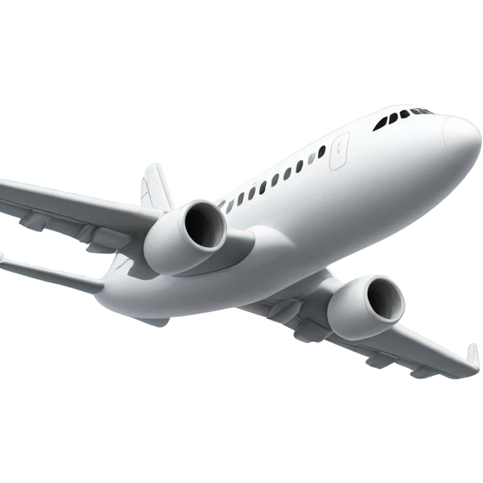 Airplane taking off emoji