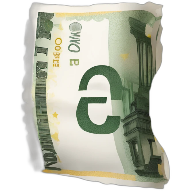 Euro billet emoji