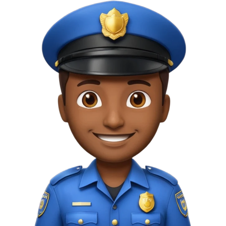 INDIAN POLICE OFFICER 3D EMOJI emoji