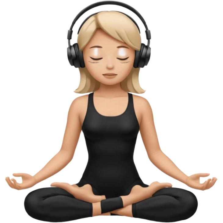 🩰🎧🧘🏼‍♀️ emoji