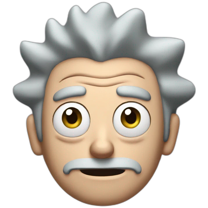Rick from Rick and Morty emoji