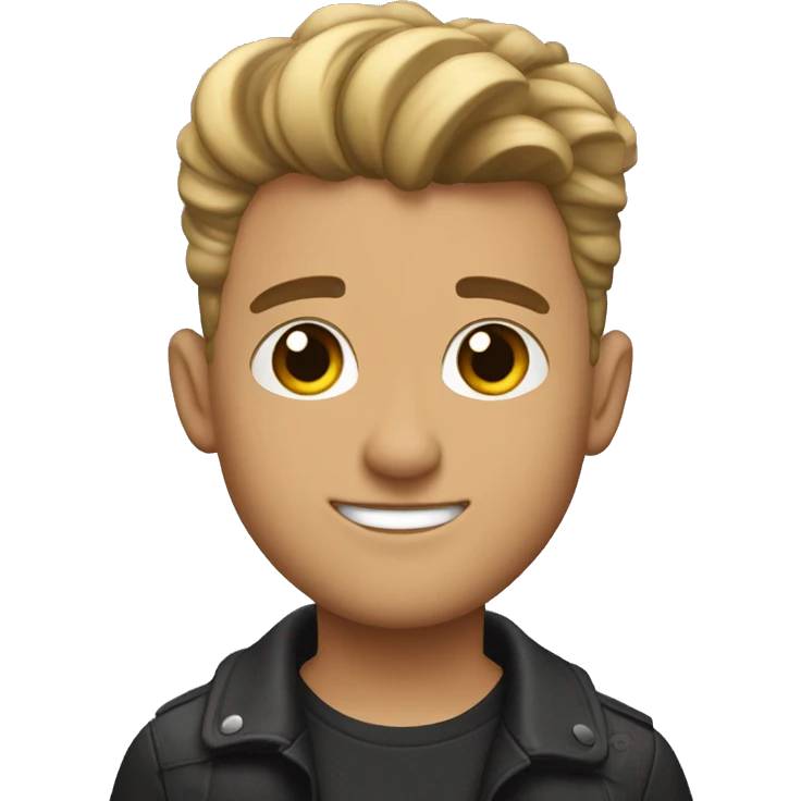 Tyler Blevins with a low taper fade  emoji