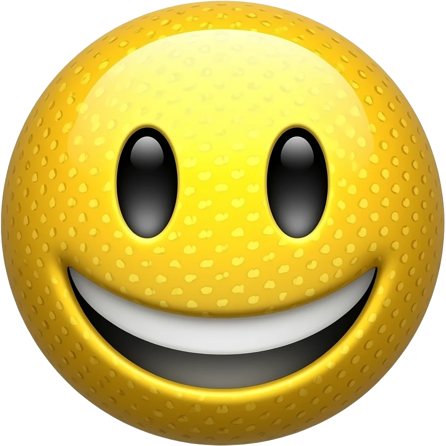 crea un emotiocno de brillos emoji