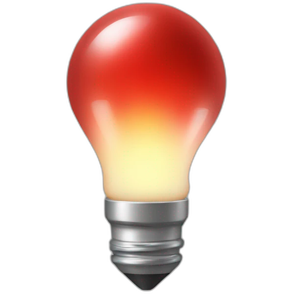 red christmas bulb emoji
