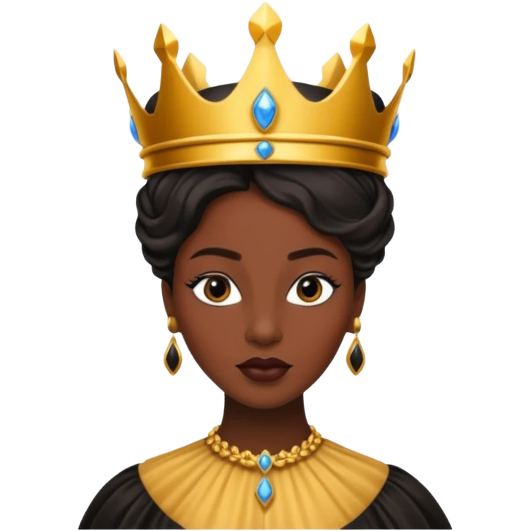 Black queen emoji