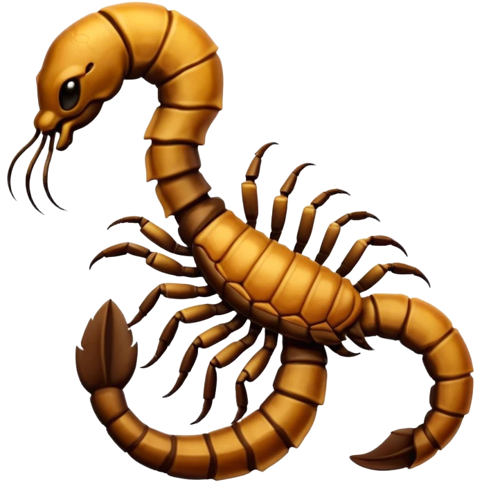 Scorpion tail. emoji