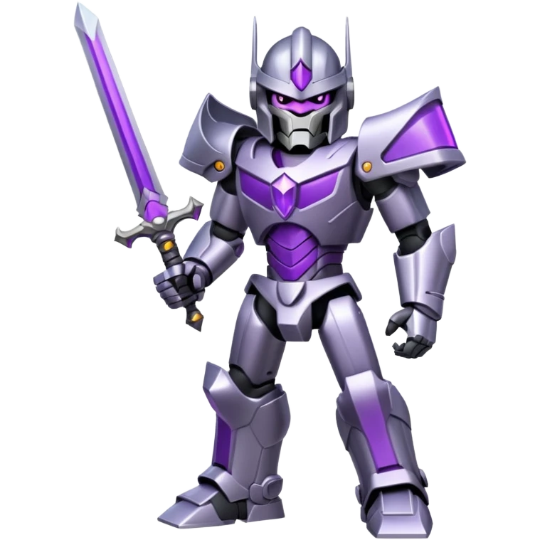 Megatron with sword emoji