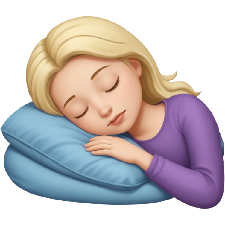 Girl sleeping emoji