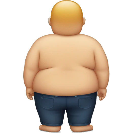 Chubby back  emoji