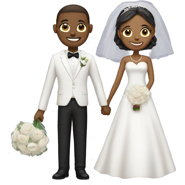 bride and groom emoji