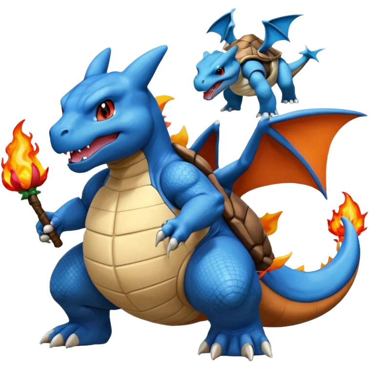 Pokemon red and green emoji