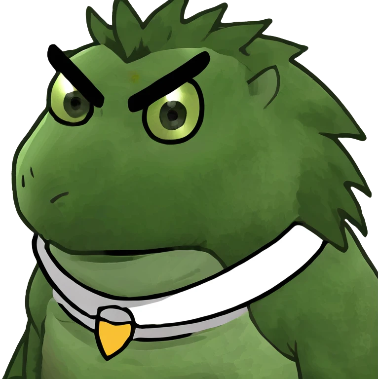 Angry lion emoji
