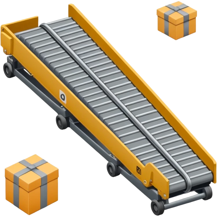 PLAIN GREY TOP DOWN ANGLE CONVEYER BELT TILL SHOPPING emoji