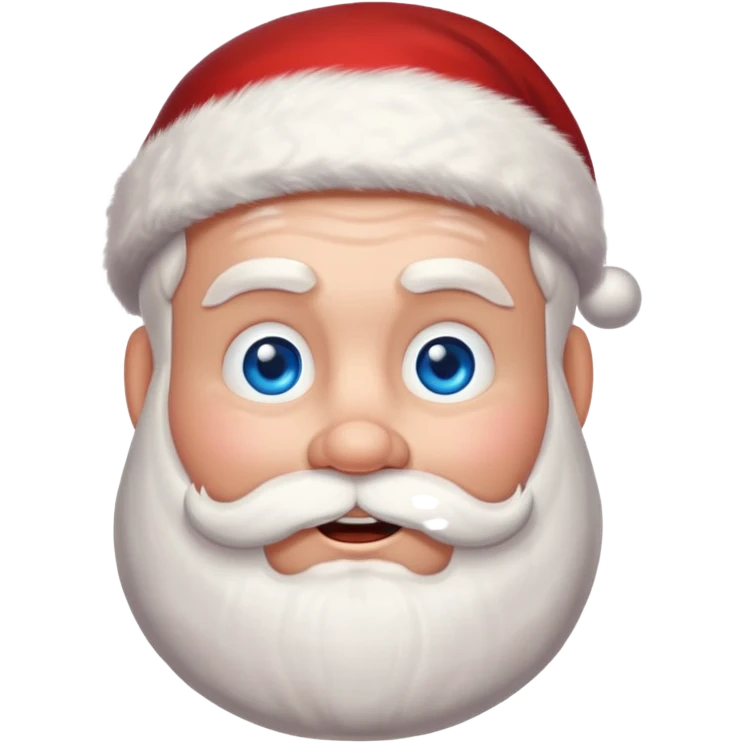santa clause without beard  emoji