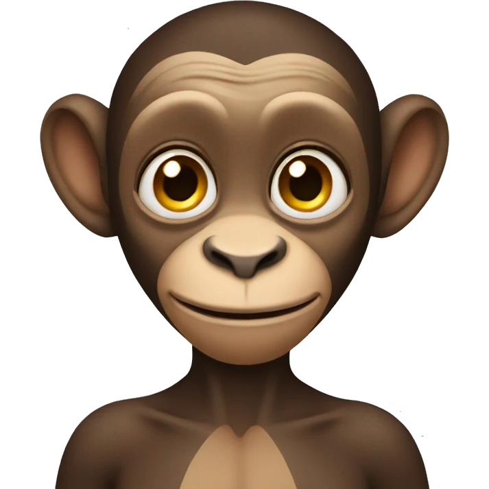 Monkey wearing makeup emoji