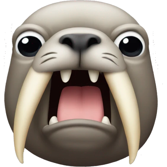 Angry walrus  emoji
