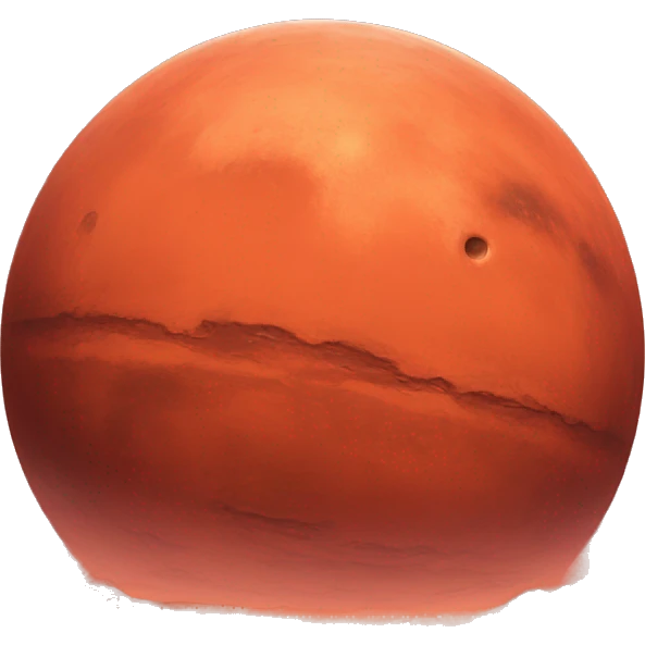 mars planet emoji