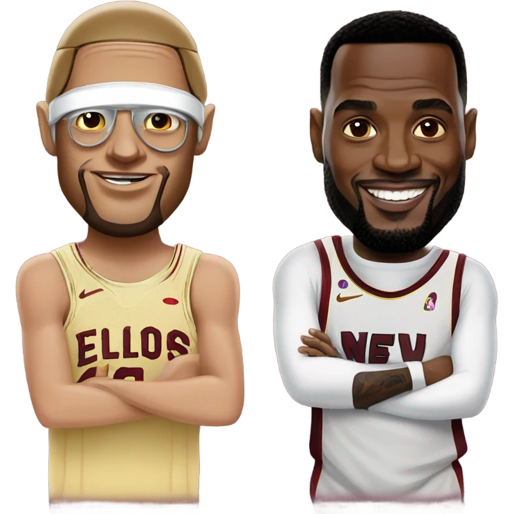 Elon musk and LeBron James emoji