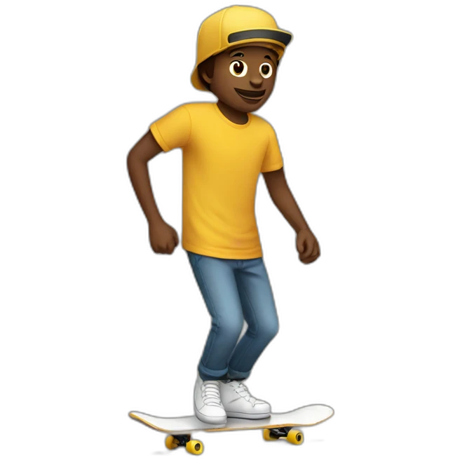 Skateboarding guy emoji