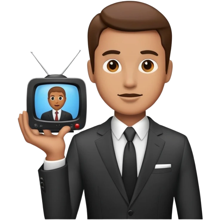 Tv man  emoji