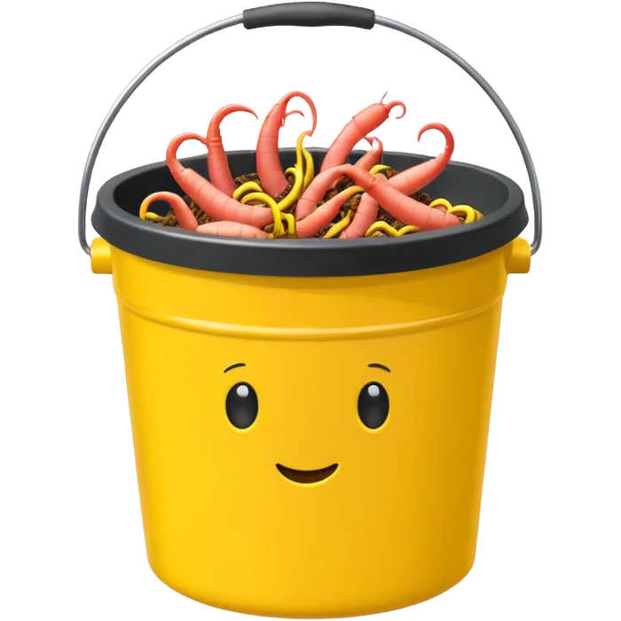 bait bucket fishing emoji