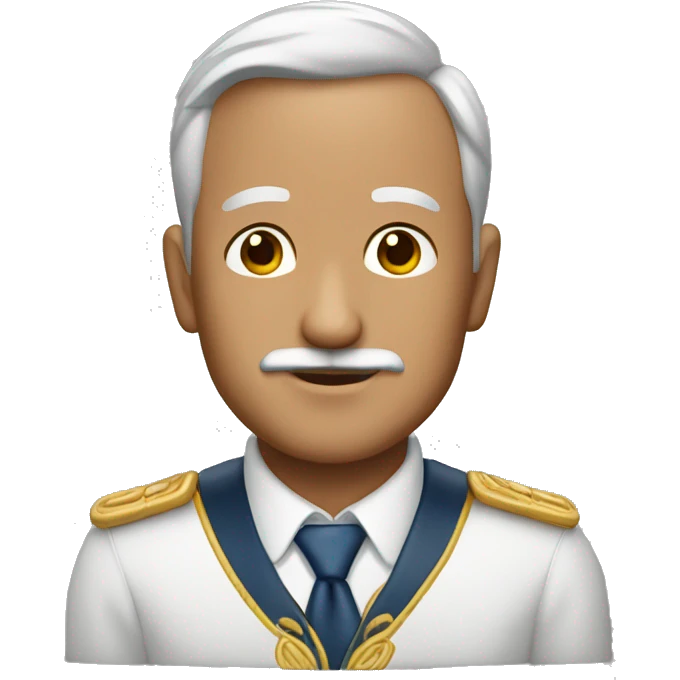 Señor de 40 años con vigote emoji