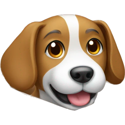dog in cardboard box emoji